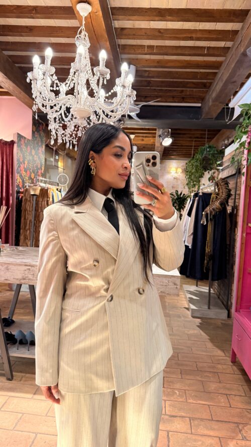 BLAZER A RIGHE DOPPIOPETTO